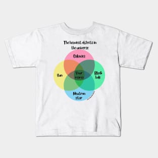 Venn Diagram The heaviest objects in the universe Your Mama Kids T-Shirt